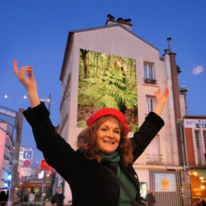 Shinrinyoku de nuit par Denis Brumaud - Mur Pignon Montreuil par [Nadia Rabhi]