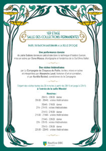 Programme Neuflize OBC intérieur -Un studio photo "1900" au Musée Carnavalet