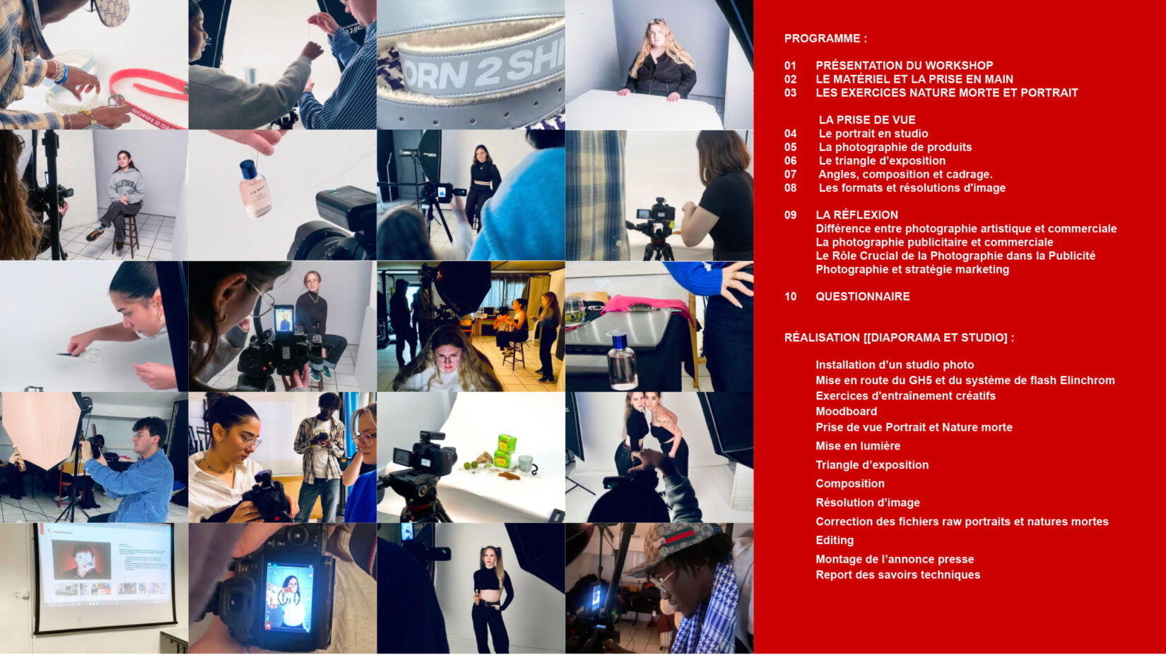 Programme Workshop Photo Nadia Rabhi