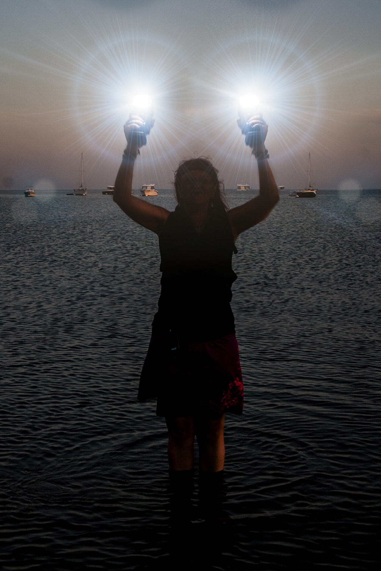 Série photographique Éclipse Fictions - Portrait de Vanessa par Nadia Rabhi